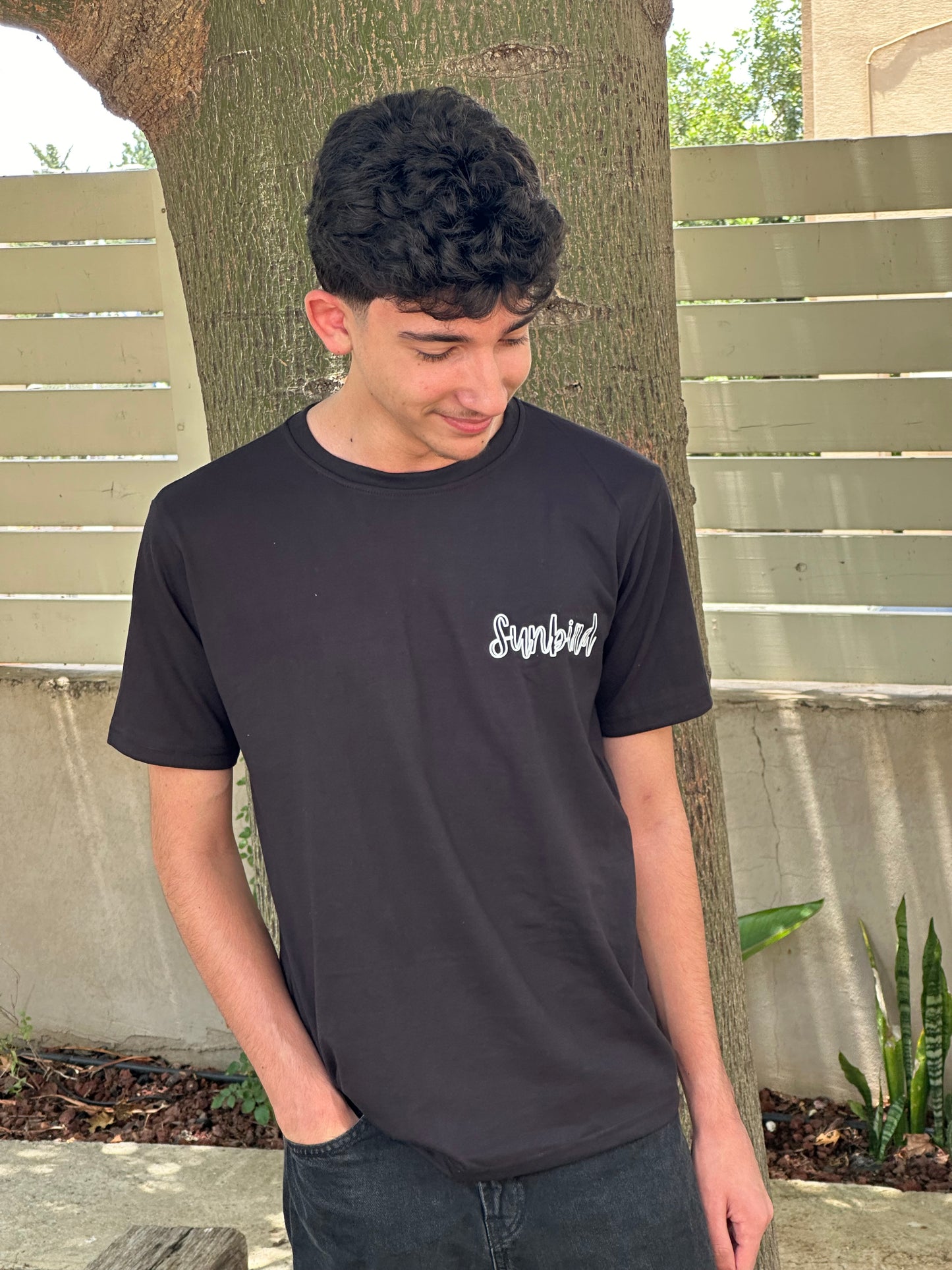 SUNBIRD BLACK T-SHIRT