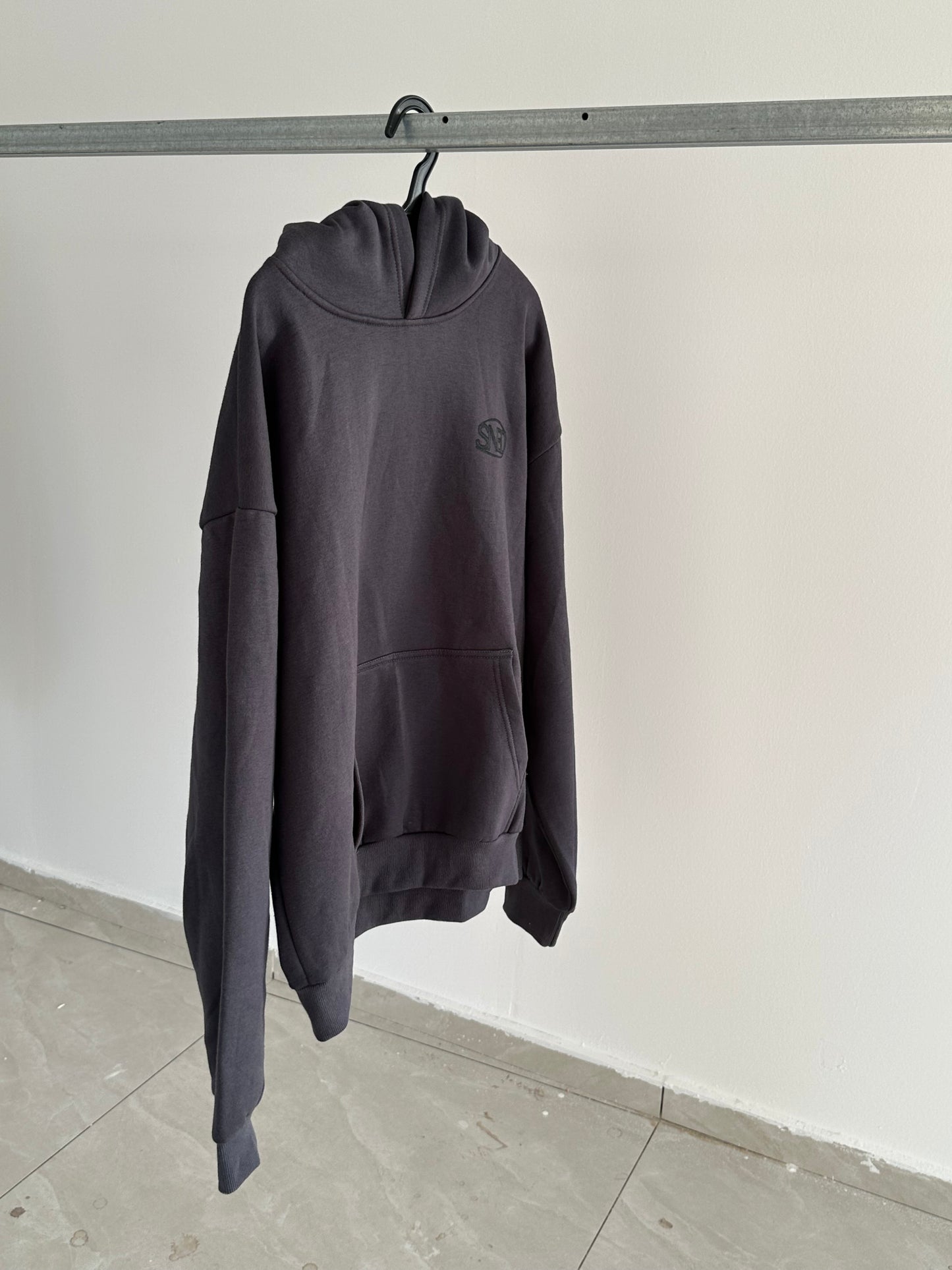 SunBird Standard Grey Oversized Hoodie