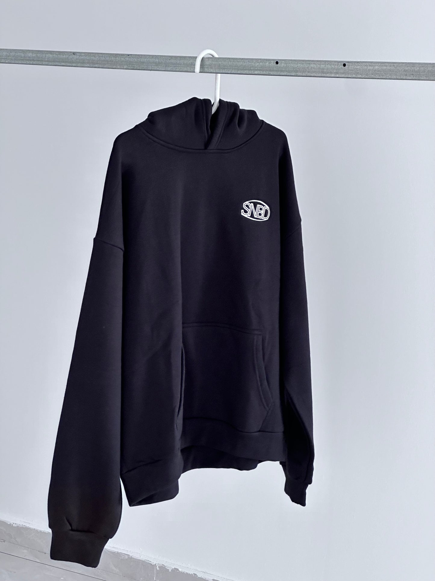 SunBird Standard Black Oversized Hoodie