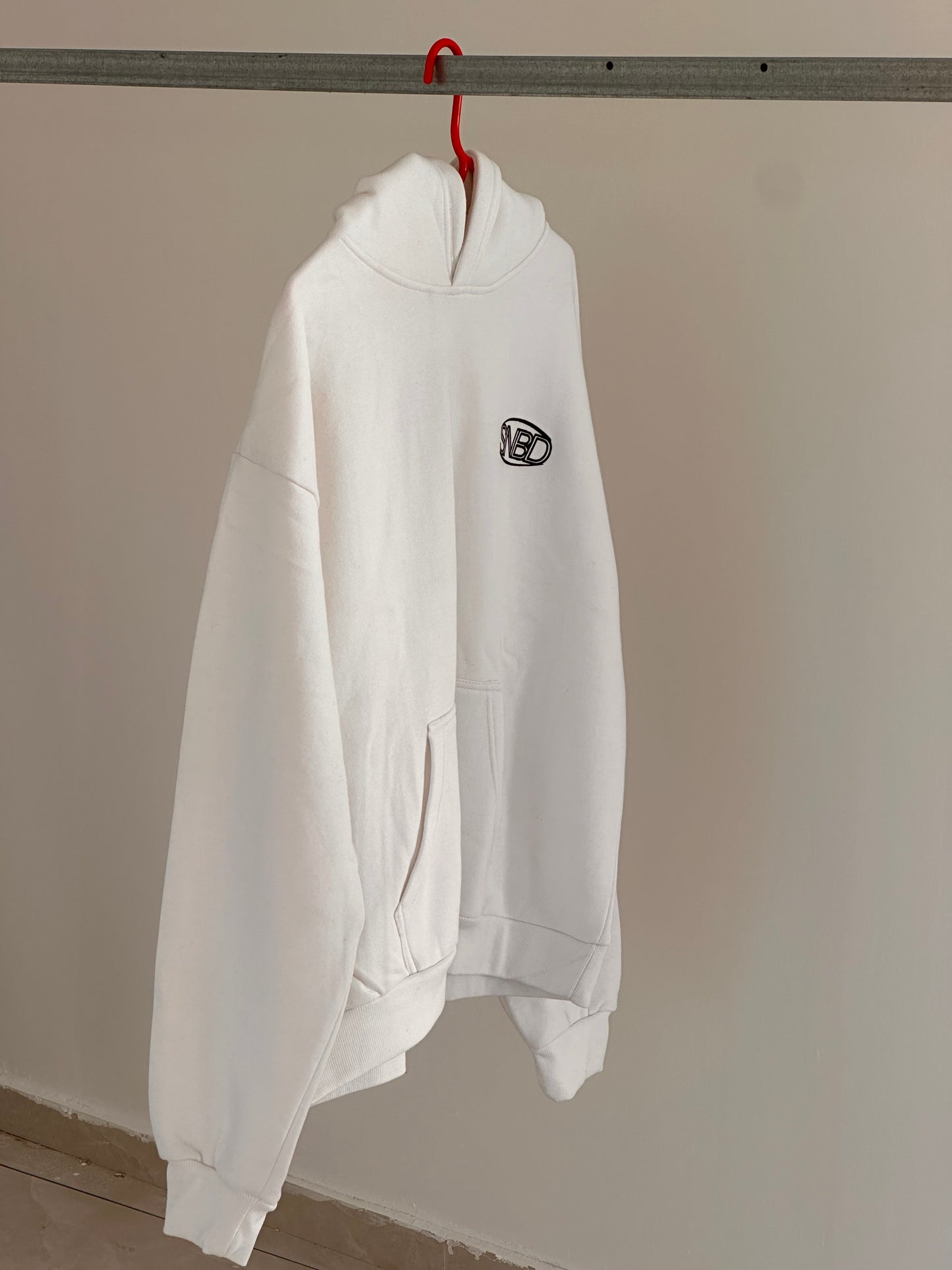 SunBird Standard White Oversized Hoodie