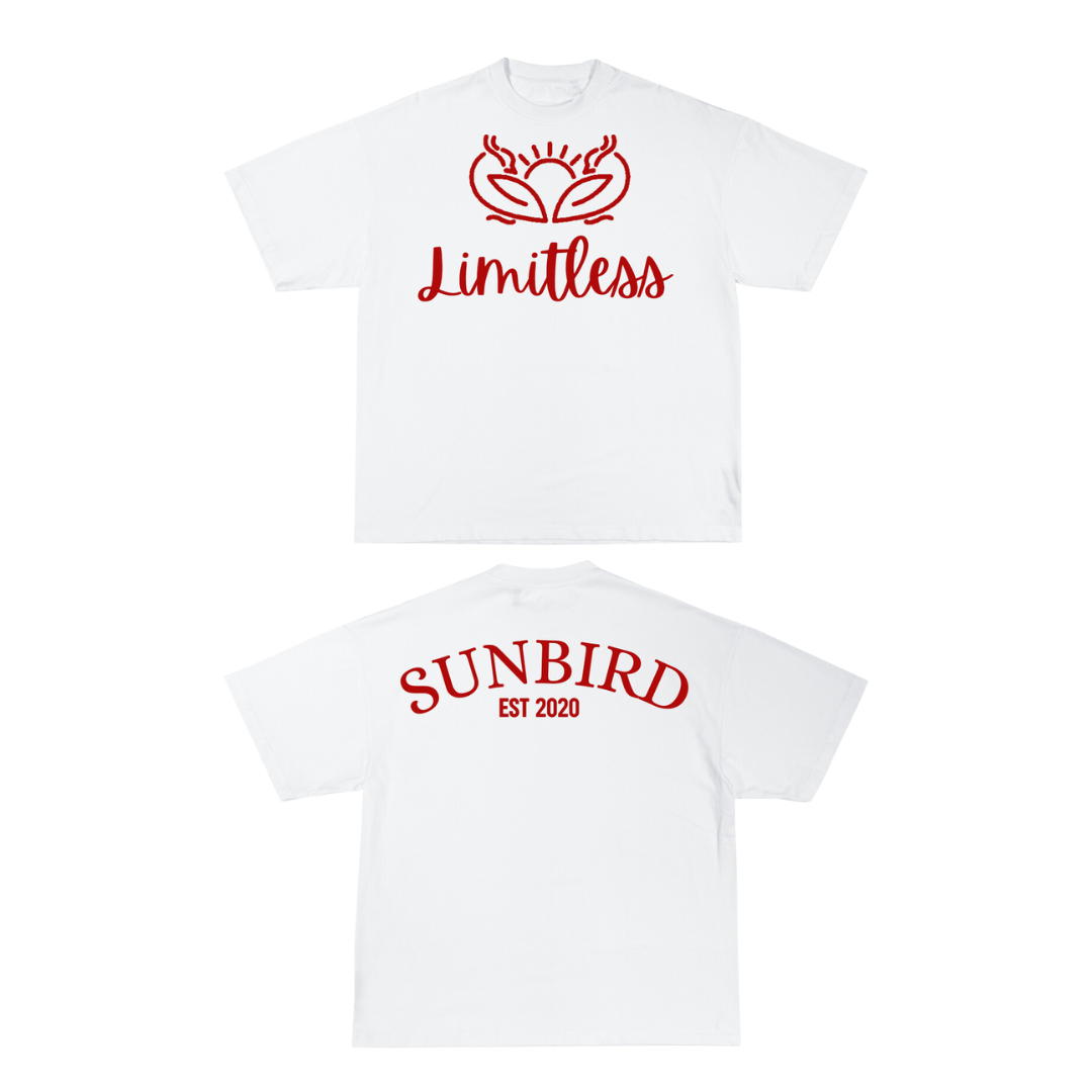 SUNBIRD "WHITE LIMITLESS" T-SHIRT