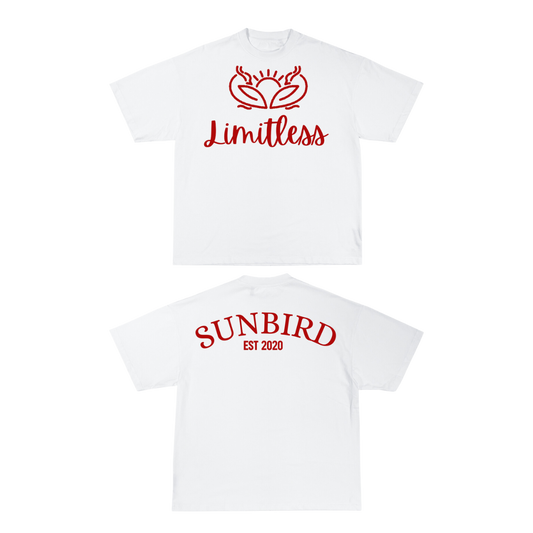 SUNBIRD "WHITE LIMITLESS" T-SHIRT