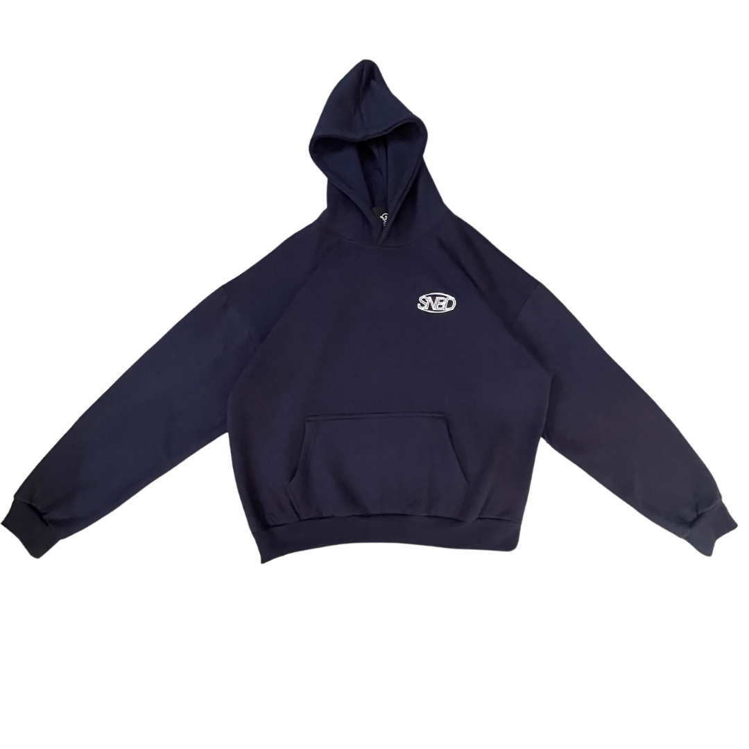 SunBird Standard Dark Blue Oversized Hoodie