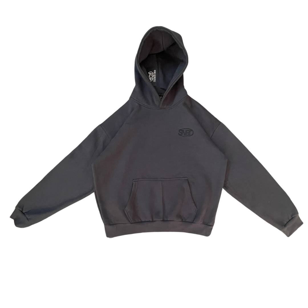 SunBird Standard Grey Oversized Hoodie